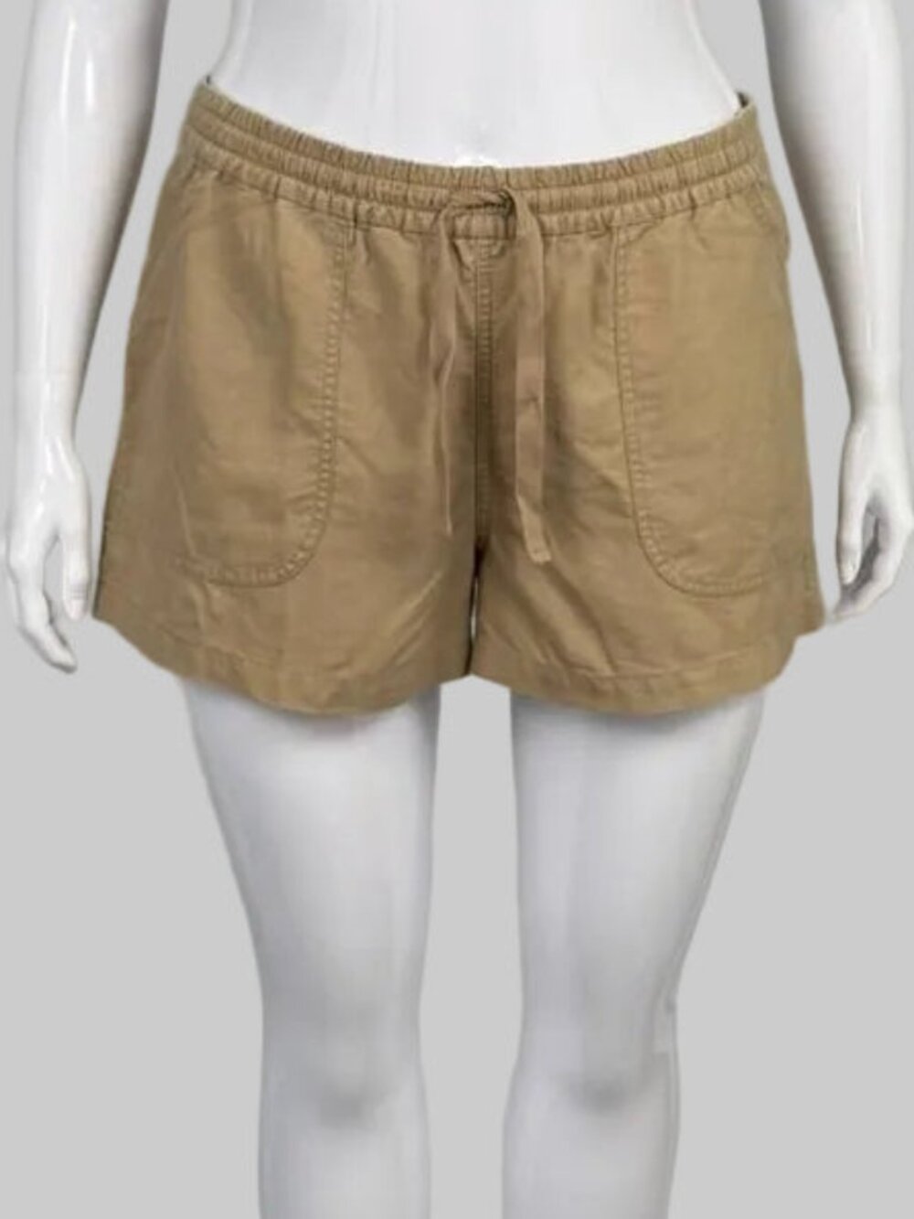 J. Crew Tan Linen Blend Shorts - Size L